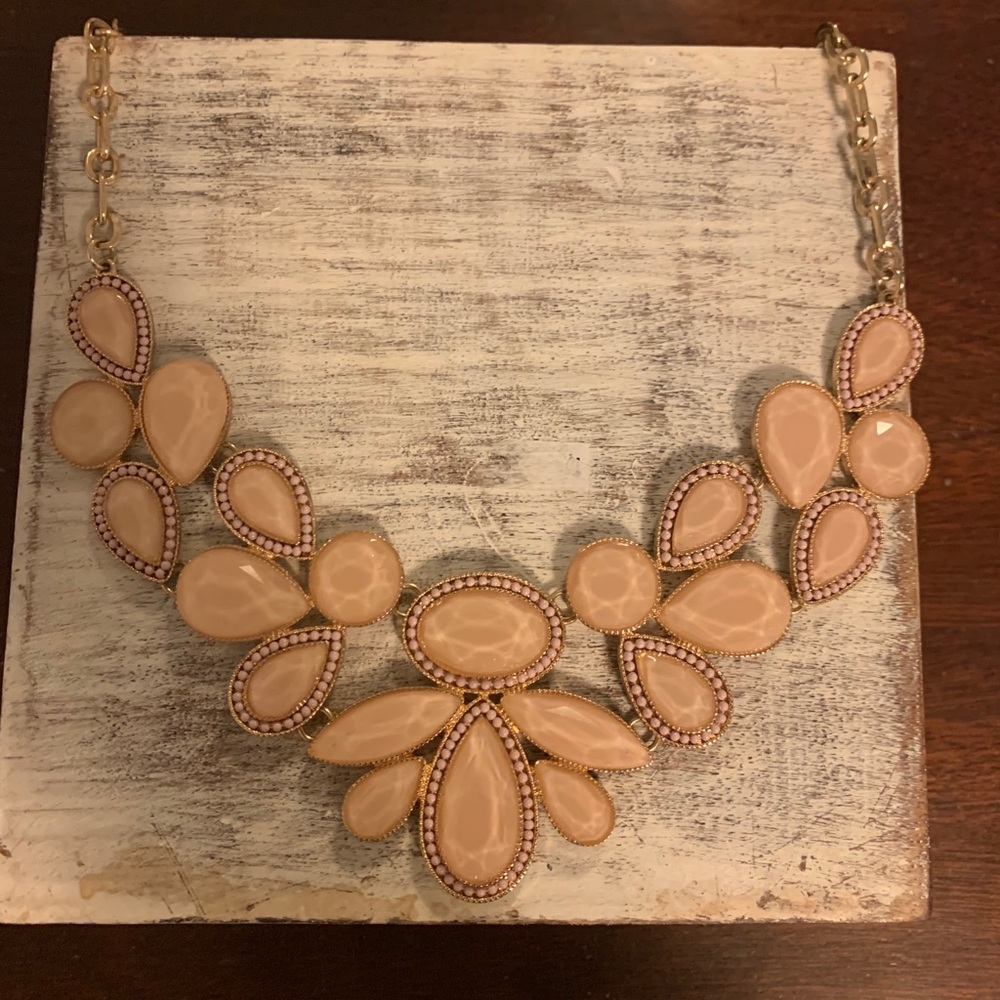 Peach Statement Necklace